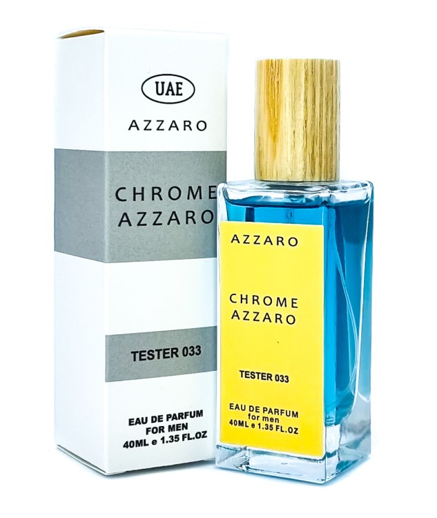 Тестер 40 мл UAE № 033 Azzaro Chrome Pour Homme