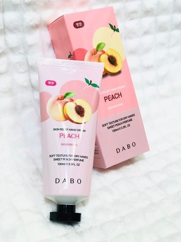 Крем для рук DABO "Peach" с экстрактом персика (КОРЕЯ)