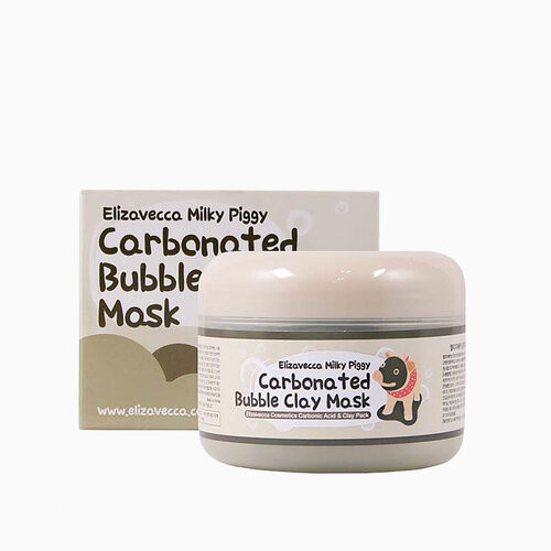 МАСКА пузырьковая очищающая Elizavecca Milky Piggy Carbonated Bubble Clay Mask