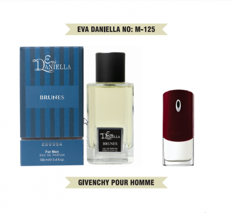 Eva Daniella № M-125-Givenchy Pour Homme 100 мл