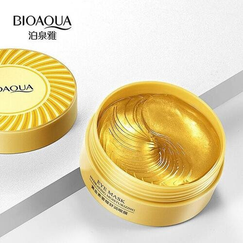 Гидрогелевые патчи для глаз с частицами золота BioAqua Eye Mask Hidrating Moisturizing (1412150)