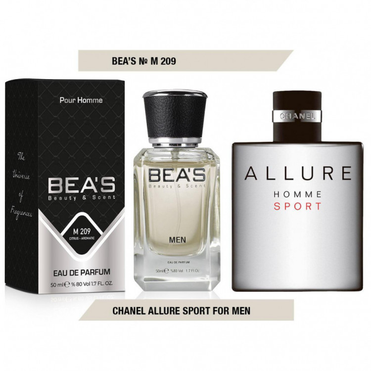 BEA'S (Beauty & Scent) M 209 - Chanel Allure Homme Sport For Men 50 мл