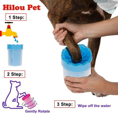 Лапомойка для мытья грязных лап собак
