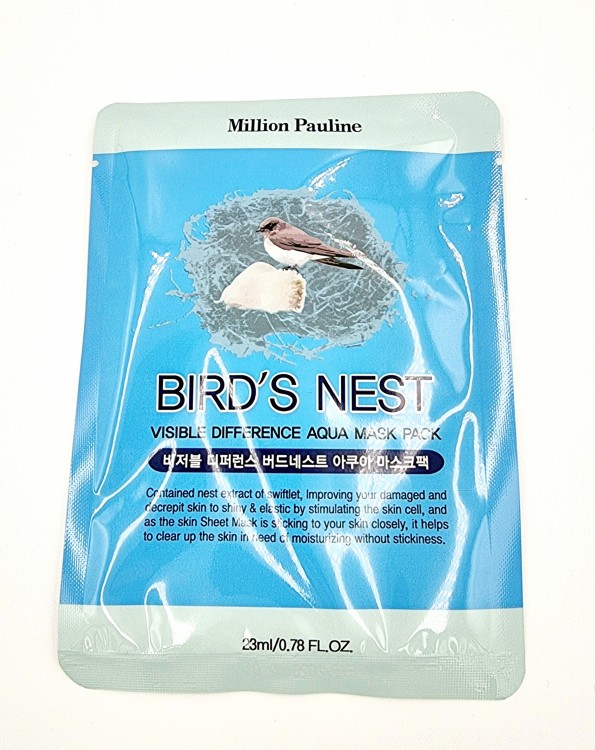 Тканевая маска с экстрактом ласточкиного гнезда Million Pauline Bird's Nest 