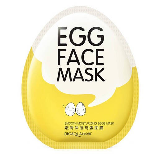 Увлажняющая маска для лица с яичным желтком, BIOAQUA
