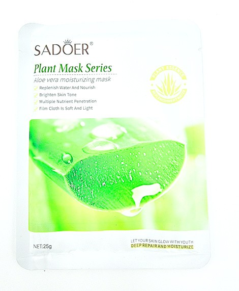 Тканевая маска с алое Sadoer Plant Mask Series Aloe Vera Moisturizing Mask
