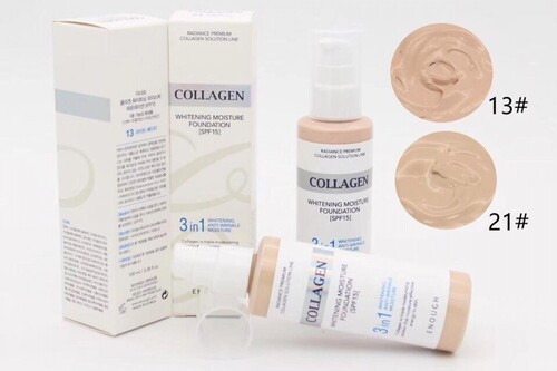 Тональный крем с коллагеном 3 в 1 Enough Collagen Whitening Moisture Foundation №21 (01200)