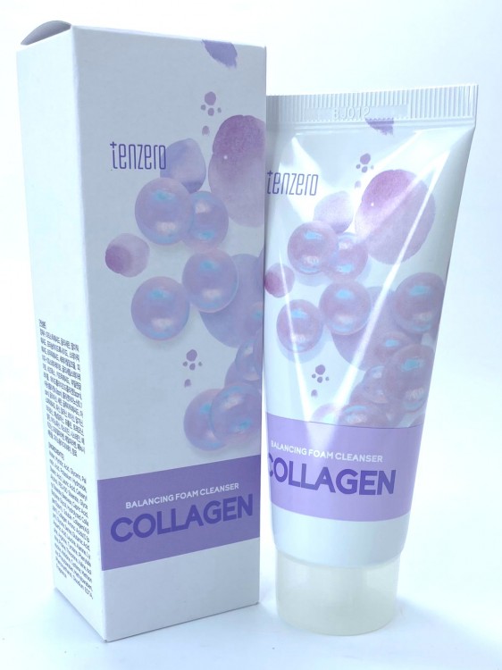 Пенка для умывания с коллагеном Tenzero Balansing Foam Cleanser Collagen 100 мл