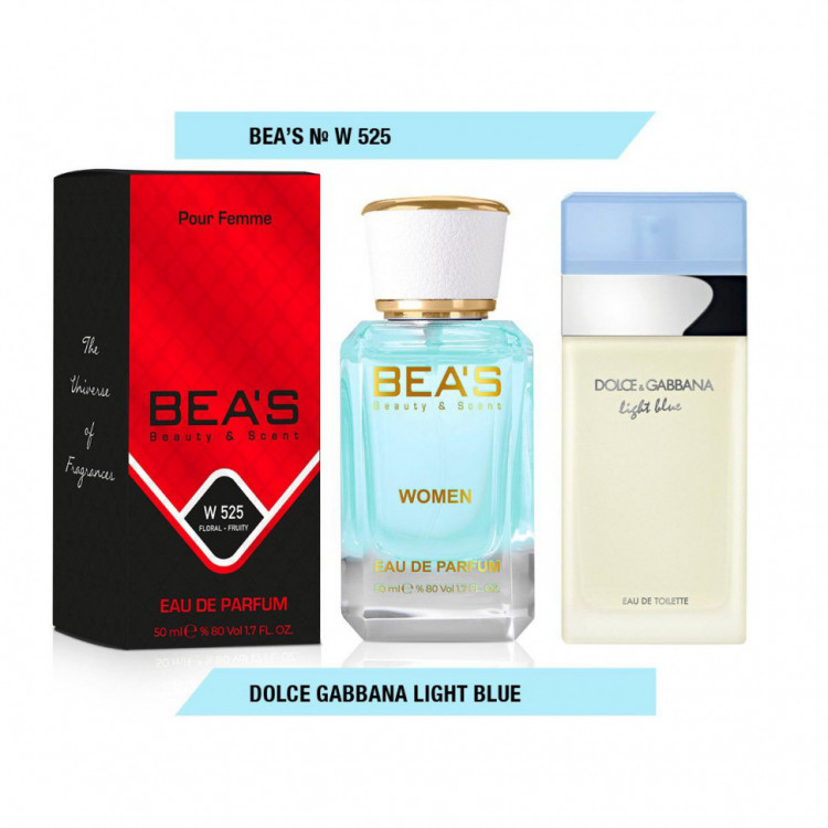 BEA'S (Beauty & Scent) W 525 - Dolce & Gabbana Light Blue For Women 50 мл